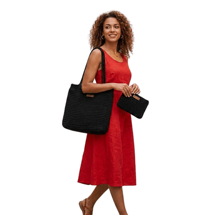 Duo Deniz Sac Pour Femme + Pochette Offerte Couleur Couleur Noir thumbnail 2