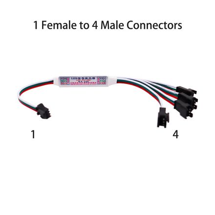 Répéteur D'amplificateur Led De Signal Ttl Pour Ws2811 Ws2812b Sk6812 thumbnail 2