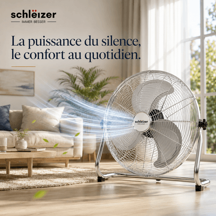Ventilateur De Sol Métallique Slz - 18" thumbnail 4