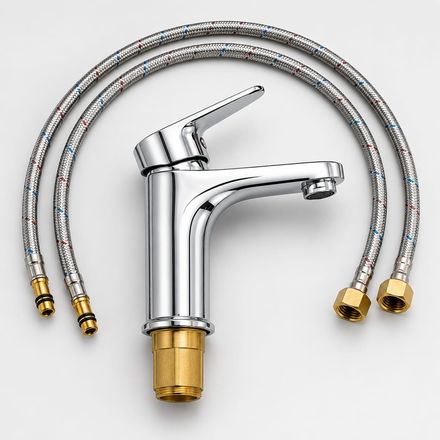 Pack 2 – Mitigeur Douche + Mitigeur Lavabo Chrome thumbnail 5
