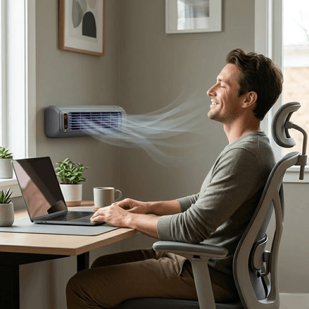 Ventilateur Tour Portable Rechargeable – Couleur Aléatoire thumbnail 2
