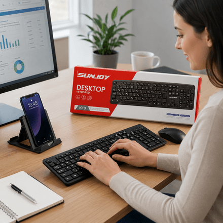 Clavier K13 + Support Téléphone Offert thumbnail 3