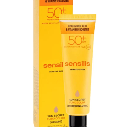Sun Secret Fluide Spf 50+ – Protection Solaire Visage – Acide Hyaluronique & Vitamine D – Peaux Sensibles thumbnail 2