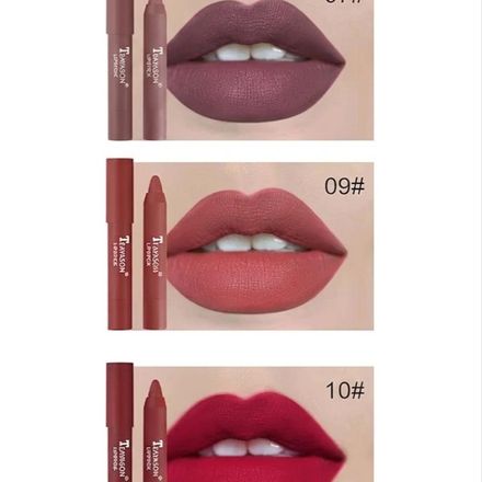 Pack De 6 Rouges À Lèvres Finition Mat Velours Aux Extraits Naturels. thumbnail 4