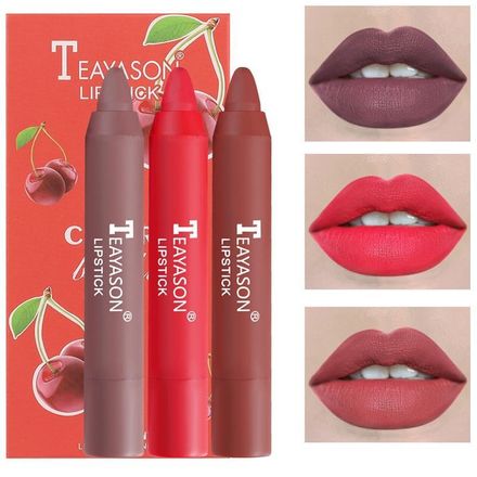 Pack De 6 Rouges À Lèvres Finition Mat Velours Aux Extraits Naturels. thumbnail 4