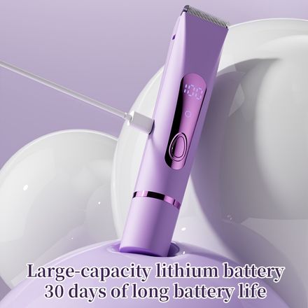 Tondeuse Bikini 2-en-1 Femme – Étanche Ipx7, Rechargeable Usb, Sans Fil Avec Led thumbnail 2