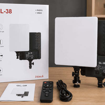 Gl-38 Led Panel Light – Éclairage Photo & Vidéo Haute Luminosité thumbnail 2