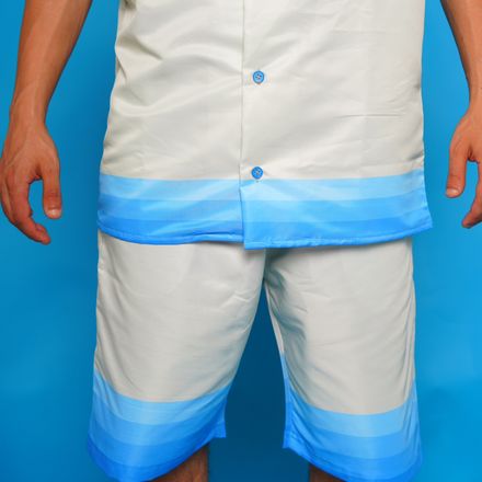 Ensemble Rebeubled : Chemise Tahitienne + Short thumbnail 3
