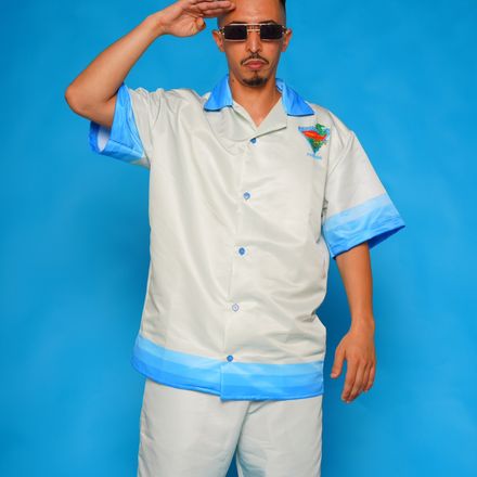 Ensemble Rebeubled : Chemise Tahitienne + Short thumbnail 1
