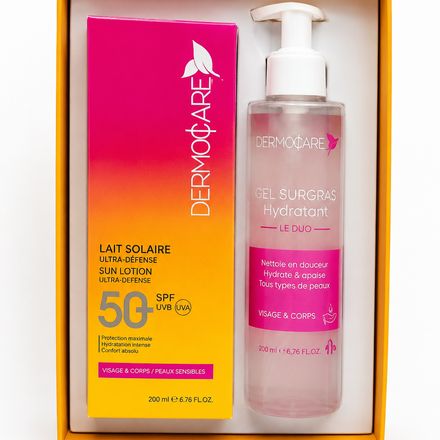 Le Duo Spf 50+ – Lait Solaire Ultra-défense + Gel Surgras Hydratant thumbnail 2