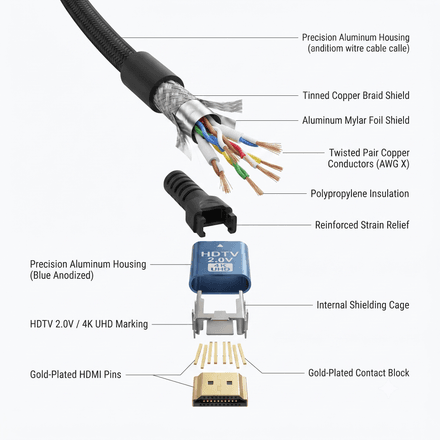 Cable Hdmi 4k – 5 Mètres thumbnail 6