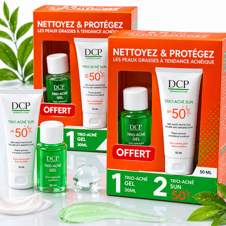 Trio-acné Sun Spf50+ + Gel Trio-acné Offert – Peaux Grasses À Tendance Acnéique thumbnail 1