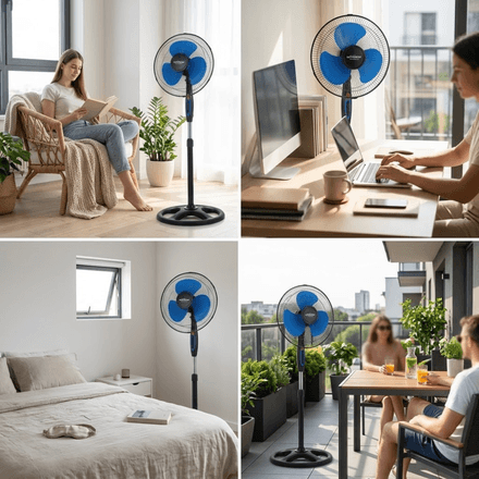 Ventilateur Sur Pied Hauteur Réglable thumbnail 3