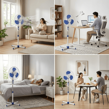 Ventilateur Sur Pied 16 Pouces – Puissant thumbnail 2