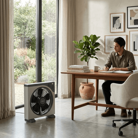 Ventilateur Box Fan 12 Pouces 3 Vitesses thumbnail 3