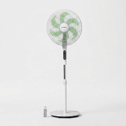 Ventilateur Sur Pied Brandmann 16" – 9 Vitesses, Télécommande, Ultra-silencieux, Marque Allemande thumbnail 2