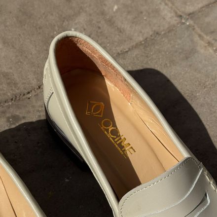 Mocassins En Cuir beige  thumbnail 4