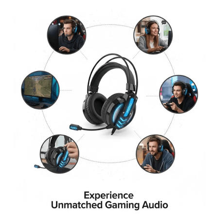 Casque Gaming Furo Fr-500 – Led Rgb – Multi-plateforme thumbnail 3