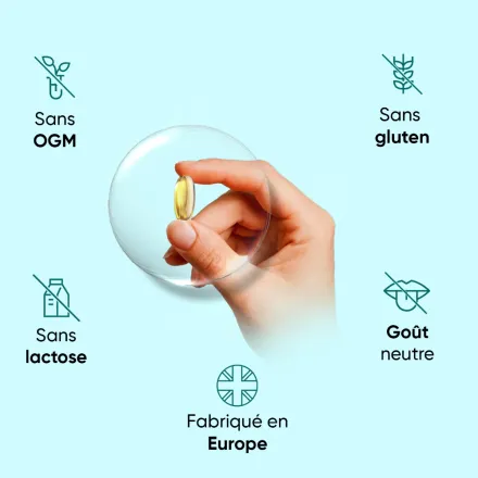 Omega 3 Huile De Poisson - 240 Softgels - 2000mg thumbnail 4