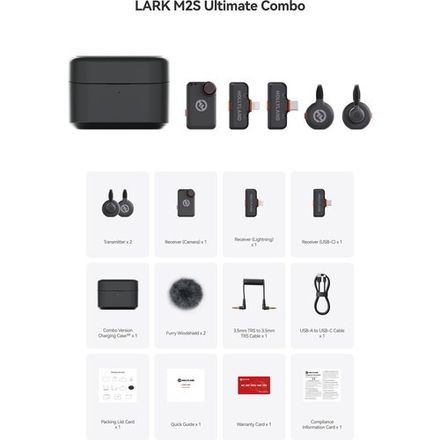 Microphone Lavalier Sans Fil 300 M Enc – Kit 2tx + 3rx Pour Iphone, Android Et Caméra thumbnail 2