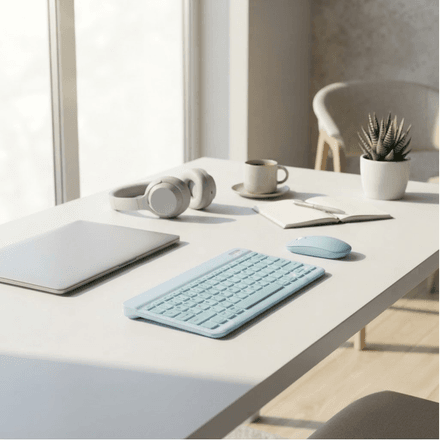 Kit Clavier & Souris Bluetooth Rechargeable - Couleur Aléatoire thumbnail 3