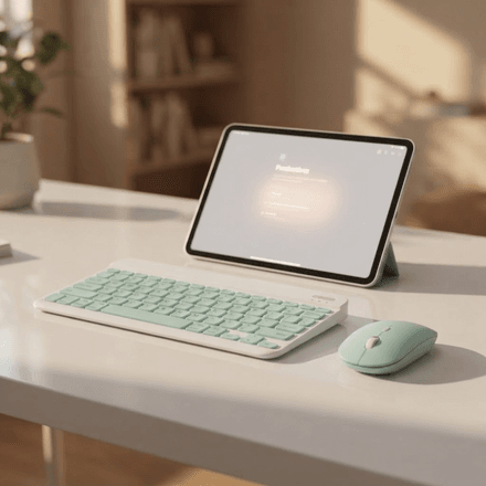 Kit Clavier & Souris Bluetooth Rechargeable - Couleur Aléatoire thumbnail 5