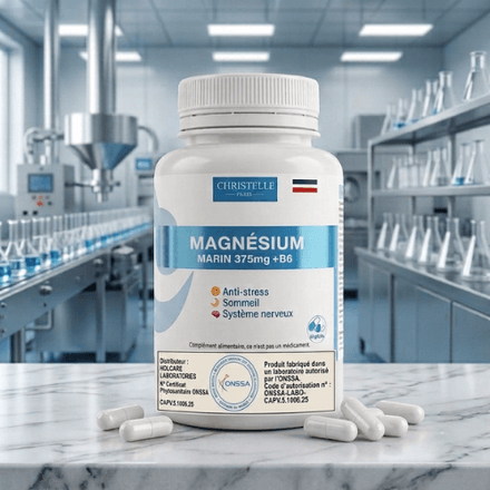 Magnésium Marin 375mg + B6 - Anti-stress & Sommeil thumbnail 3