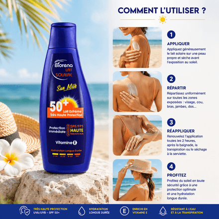 Écran Solaire Corps Spf 50+ À La Vitamine E – Protection Quotidienne thumbnail 4
