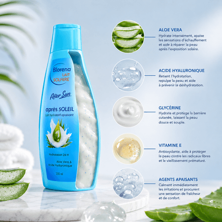 Lait Réparateur Après Exposition Au Soleil Aloe Vera Acide Hyaluronique thumbnail 4