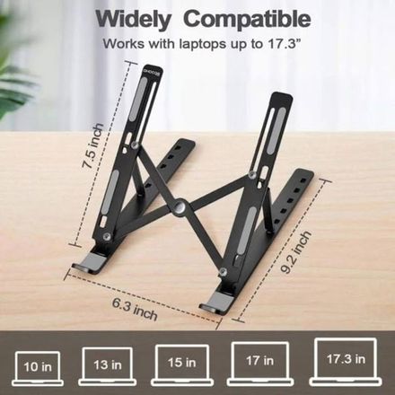 Support PC Portable Pliable Réglable thumbnail 4