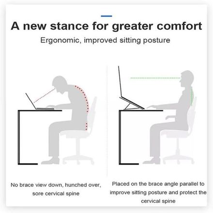 Support PC Portable Pliable Réglable thumbnail 6