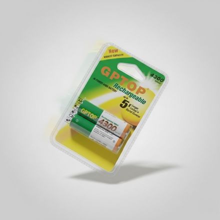 Lot De 2 Piles Rechargeables Gptop Aaa 2700 thumbnail 4