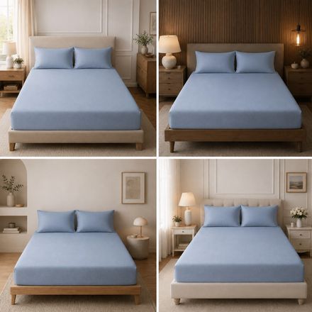 Drap Avec 2 Taies D’oreiller Assorties thumbnail 3