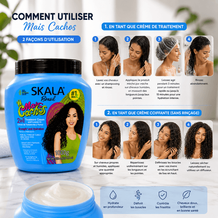 Crème 2-en-1 Nourrissante Pour Cheveux Bouclés  thumbnail 3
