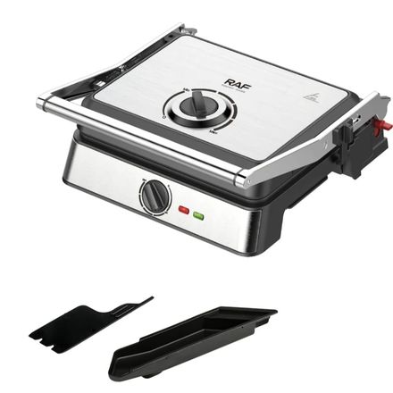Panini Grill Électrique Multifonction Antiadhésif thumbnail 4