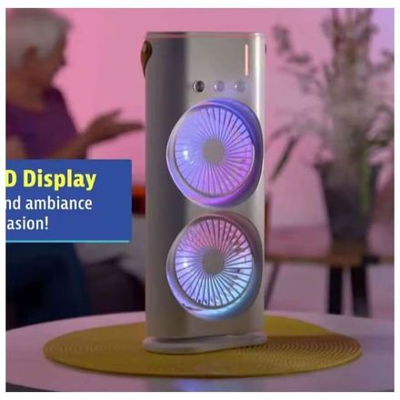 Ventilateur De Climatiseur Portable Petit Refroidisseur D'air Évaporatif thumbnail 3