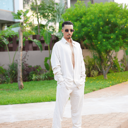 Ensemble Le Lin : Chemise Avec Manches Longues + Pantalon thumbnail 1
