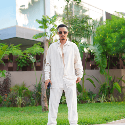 Ensemble Le Lin : Chemise Avec Manches Longues + Pantalon thumbnail 3