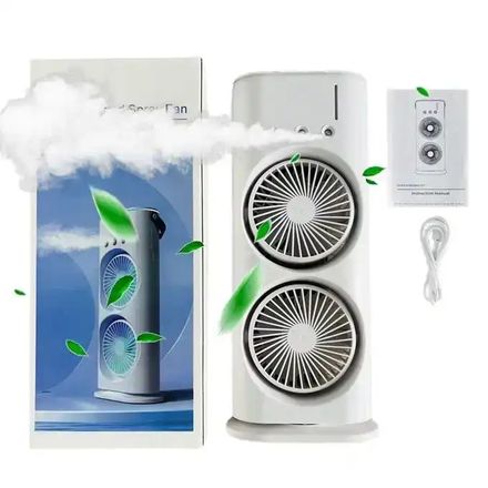 Ventilateur De Climatiseur Portable Petit Refroidisseur D'air Évaporatif thumbnail 6