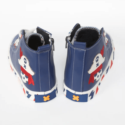 Pirate Designer Orthopedic Zipper Sneakers thumbnail 4