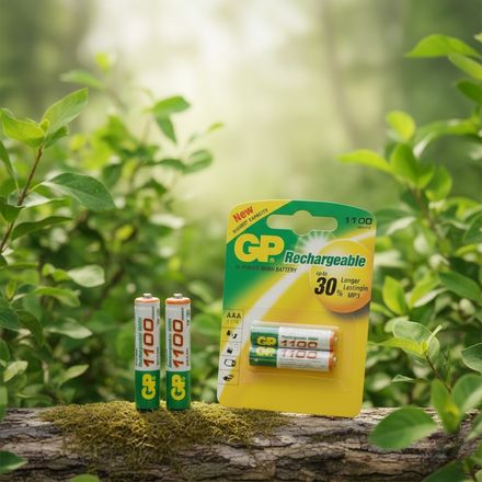 Lot de 2 Piles Rechargeables AAA 1100 mAh – 1,2 V thumbnail 4