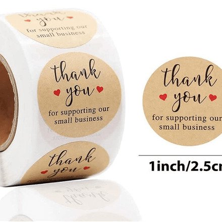500 Stickers 'thank You' thumbnail 2