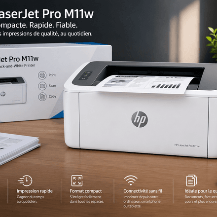 Hp Laserjet Pro M11w - Imprimante Laser Monochrome thumbnail 2