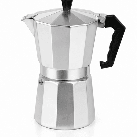 Cafetière Italienne – Aluminium Argenté thumbnail 1