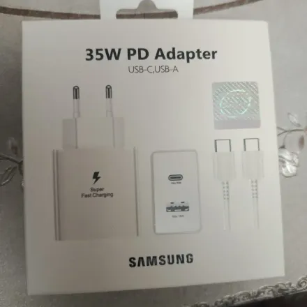 Chargeur Secteur Ultra Rapide 35w – Blanc thumbnail 2