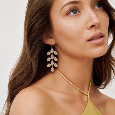 Boucles D’oreille En Pierre De Lune thumbnail 2