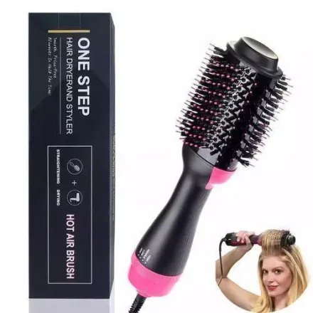One Step Brosse Soufflante 1200w 3 En 1 Sèche-cheveux Lisseur Peigne Électrique thumbnail 1