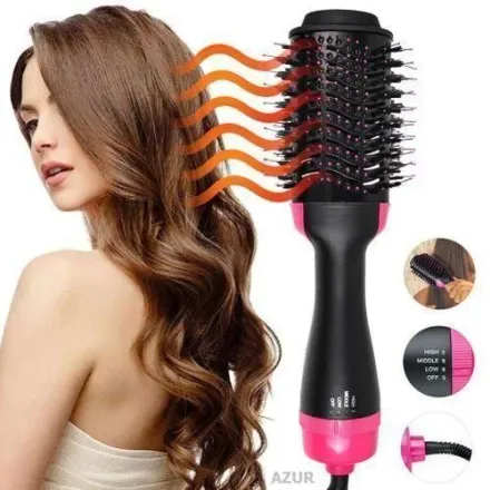One Step Brosse Soufflante 1200w 3 En 1 Sèche-cheveux Lisseur Peigne Électrique thumbnail 4