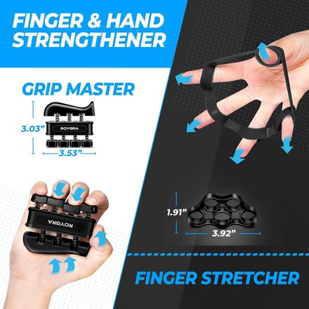 Kit Grip Strength 5 Accessoires | Entraînement Mains, Doigts & Avant-bras thumbnail 3