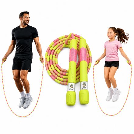Corde À Sauter À Perles 2,8 M – Poignées Confortables Tpe  thumbnail 1